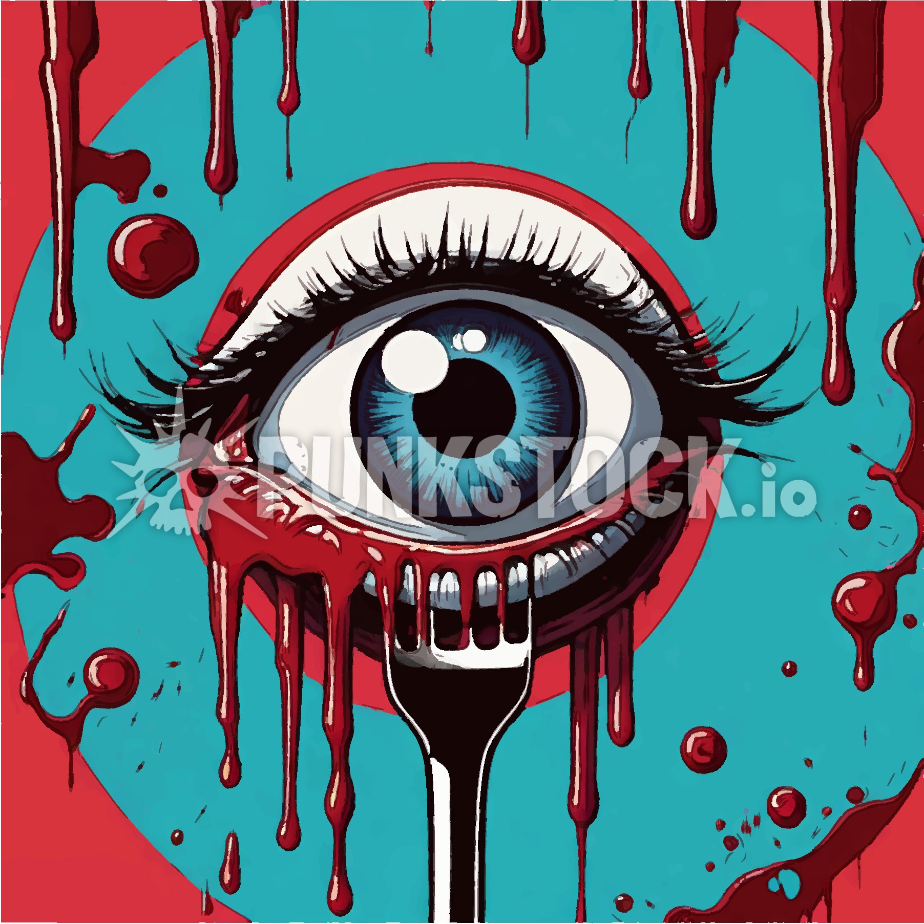 Eye eyes ball vector graphic