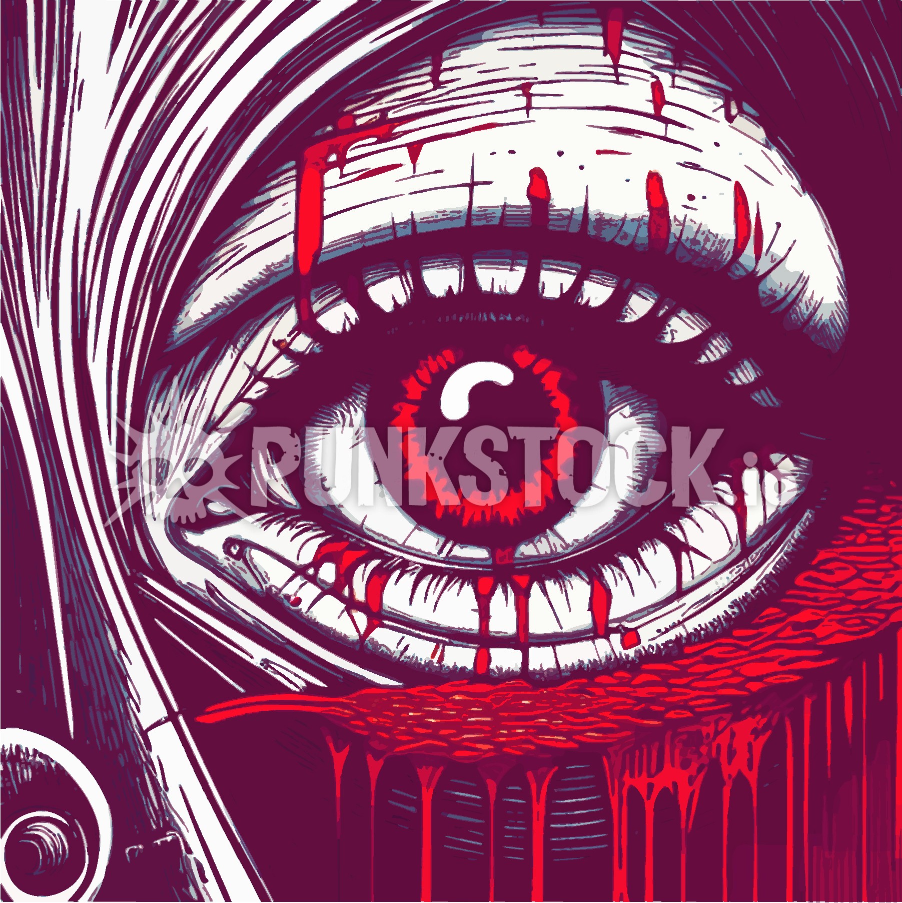 Eye eyes look vector graphic