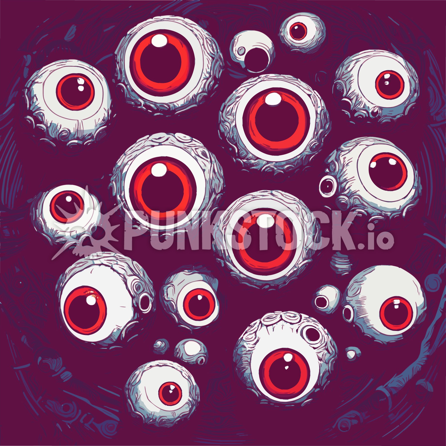 Eye eyes ball vector graphic