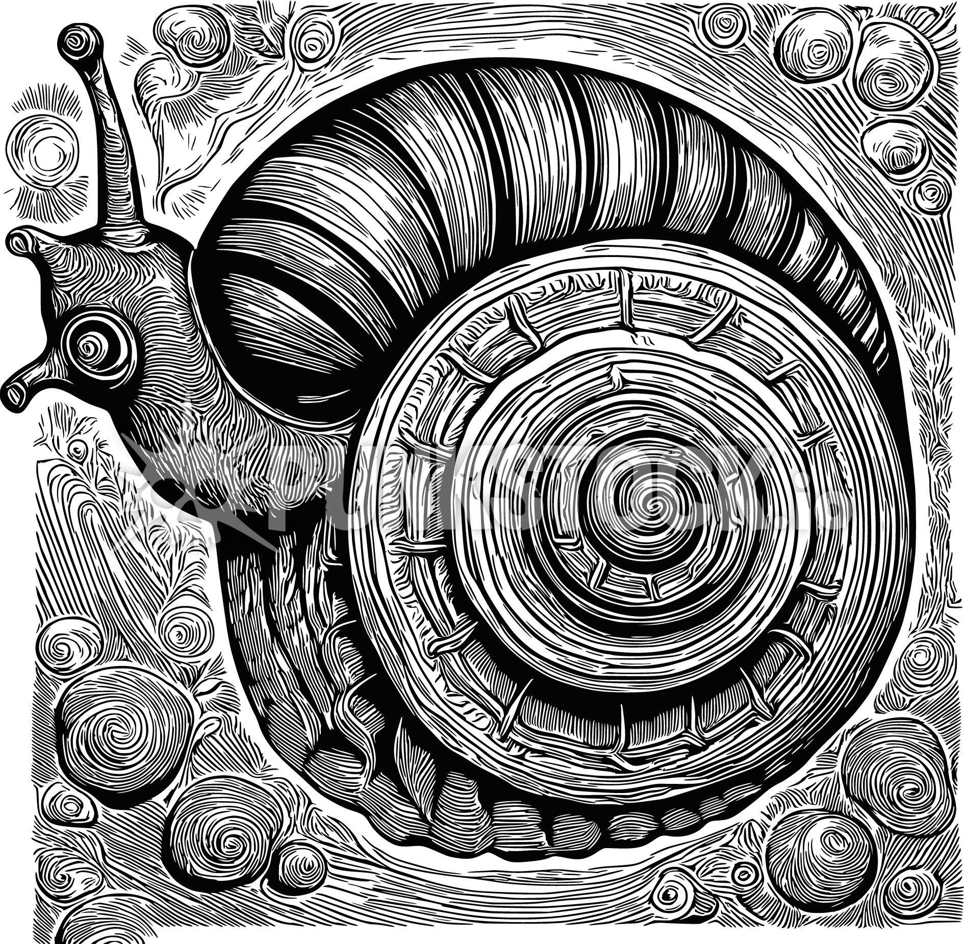 Shell shells snail vector graphic