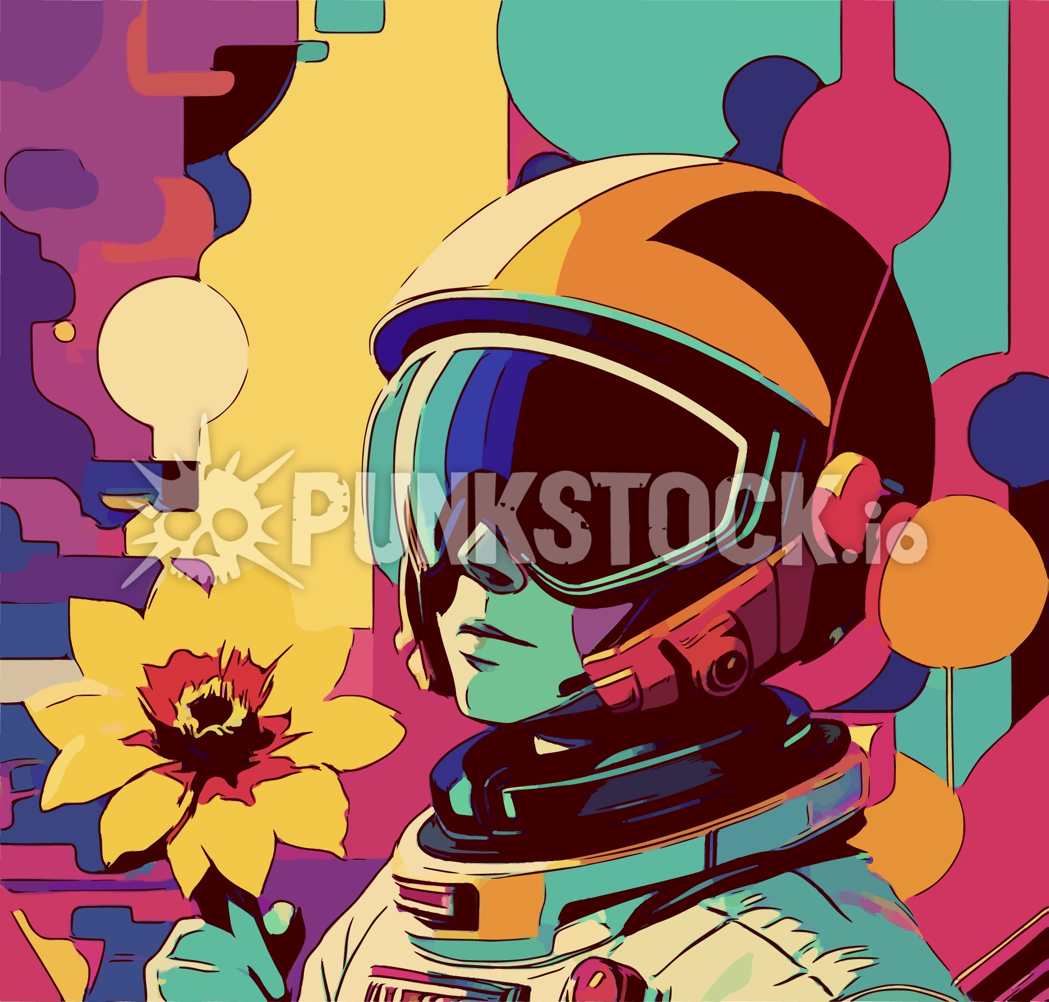 Man guy astronaut vector graphic