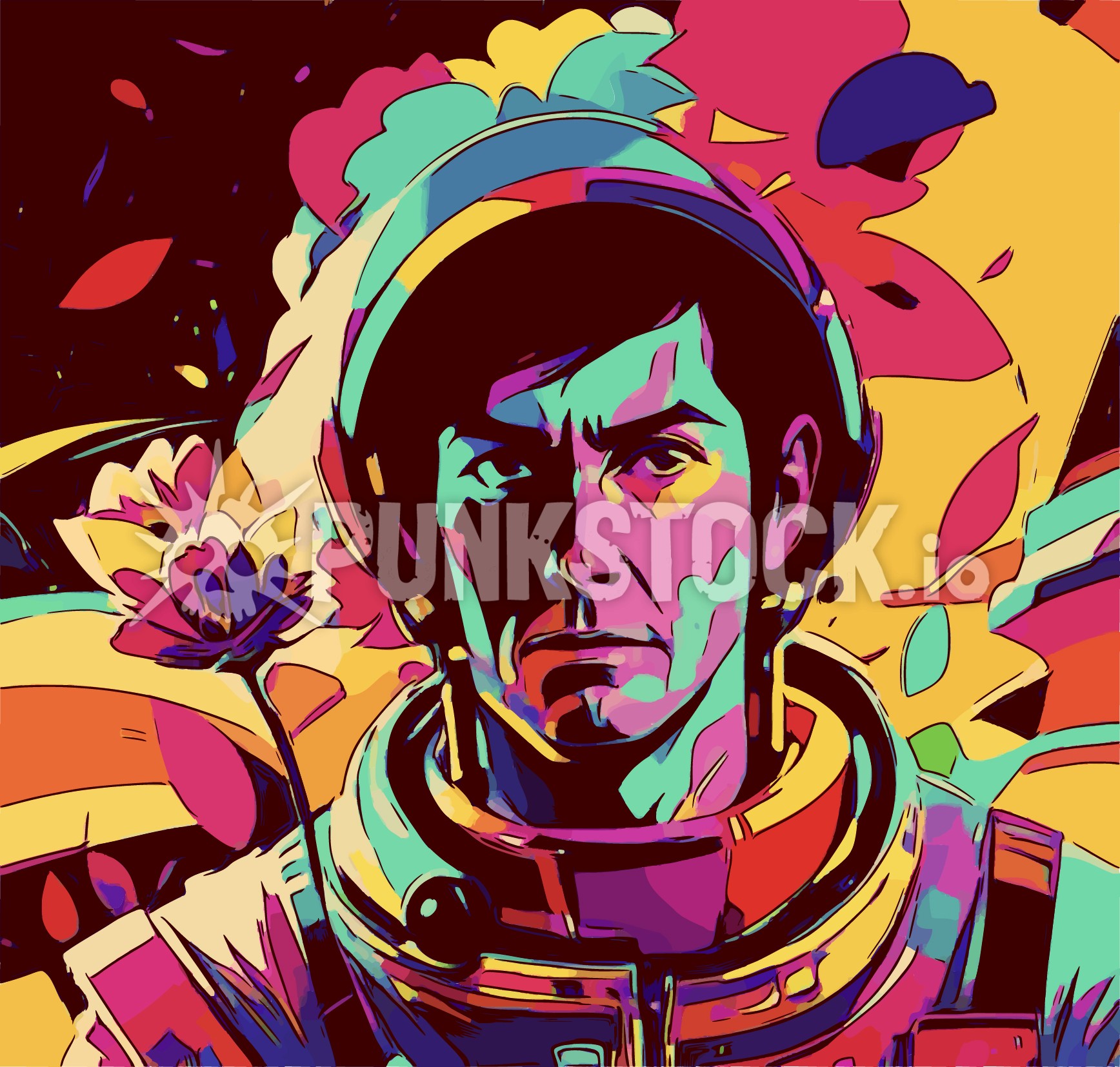 Man guy astronaut vector graphic