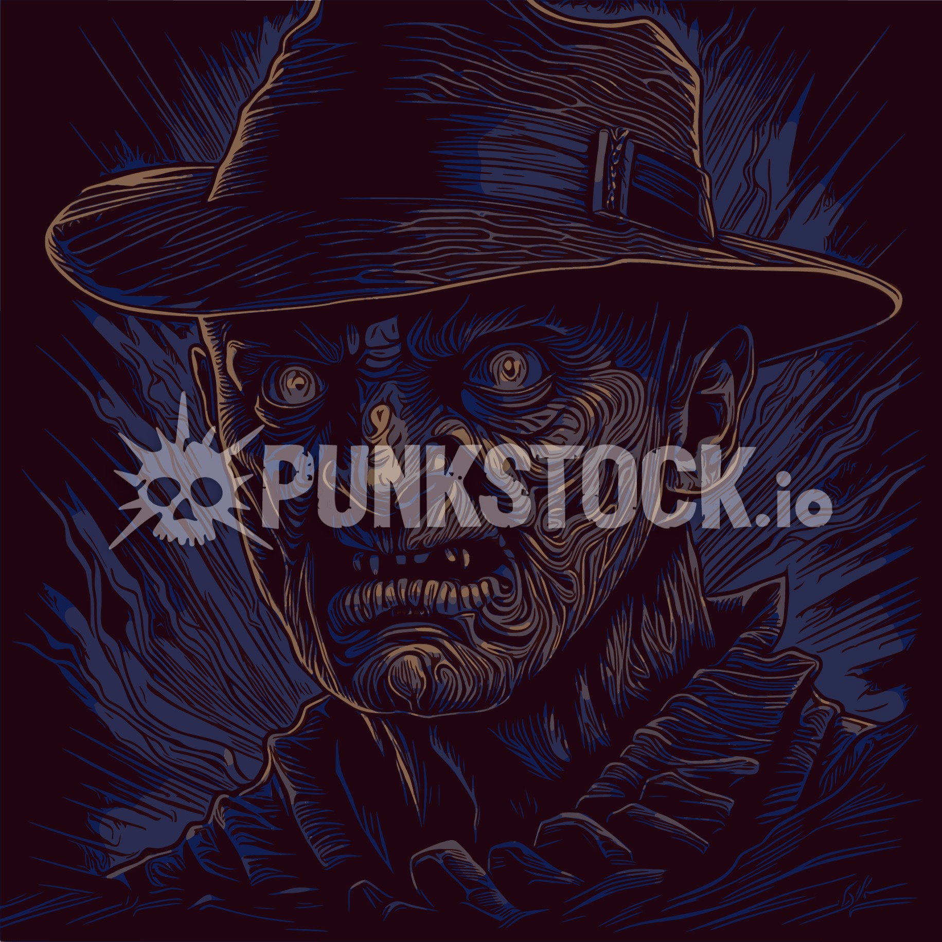 Freddy kruger krueger vector graphic