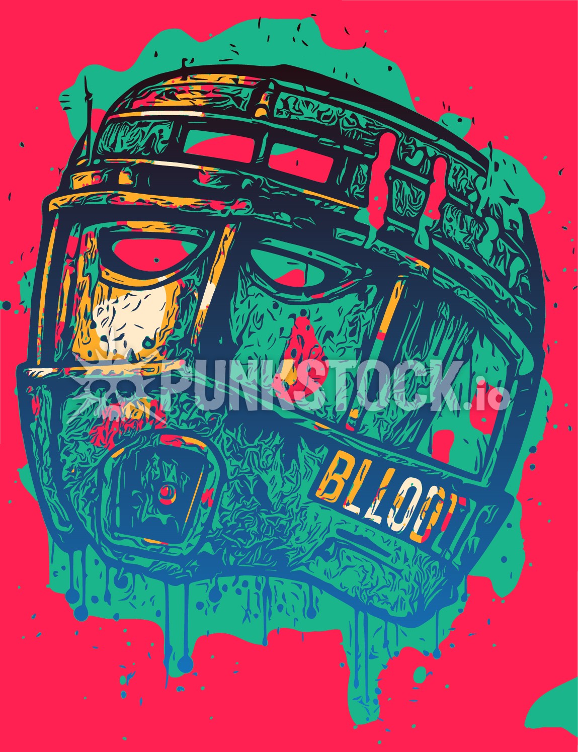 Iron mask masks vector graphic
