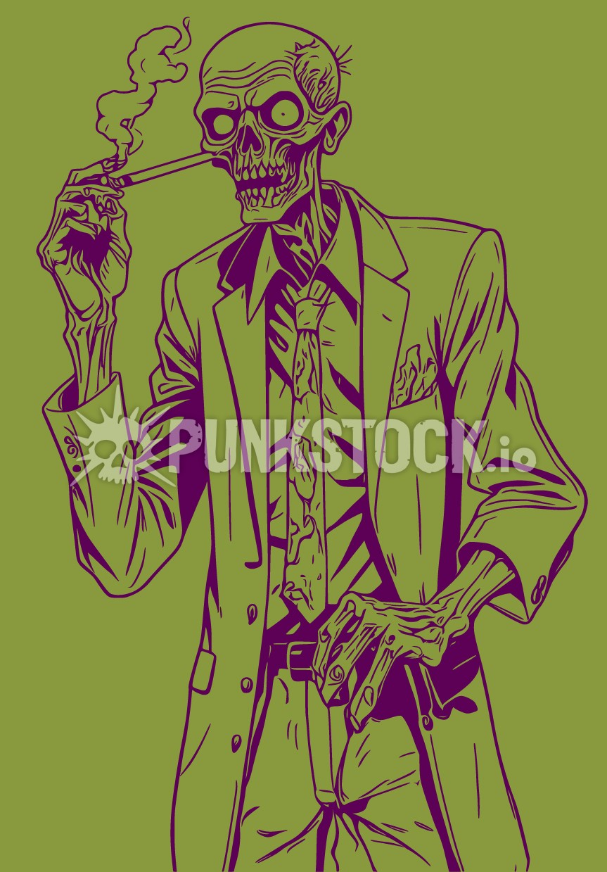 Zombie zombies skeleton vector graphic