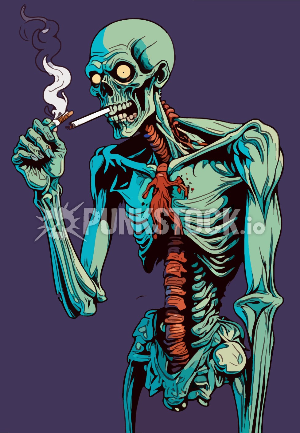 Zombie exposed zombies vector graphic