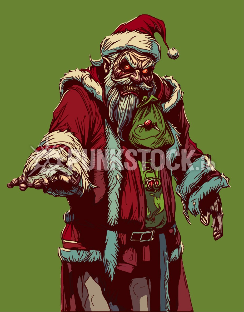 Santa claus xmas vector graphic