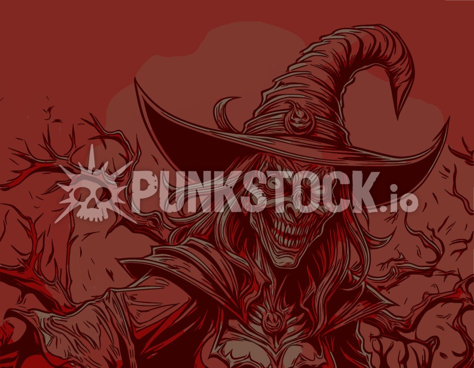 Witch withces haloween vector graphic