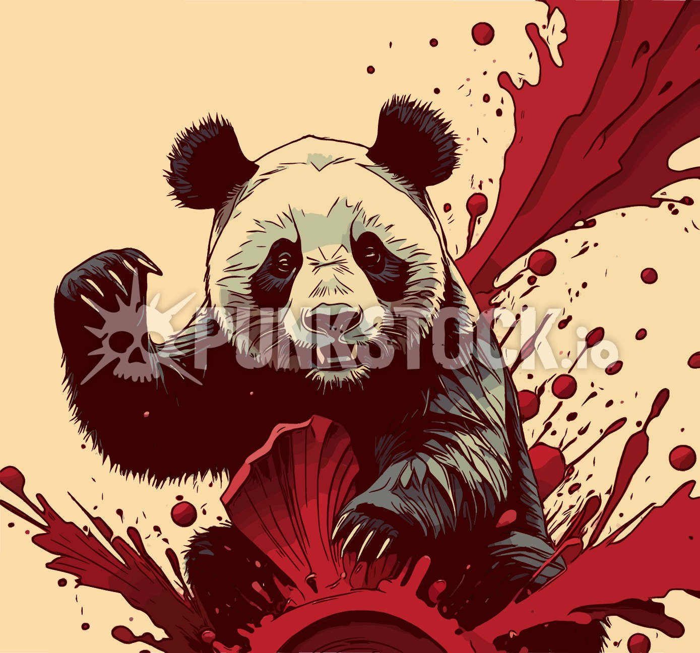 Panda pandas endangered vector graphic