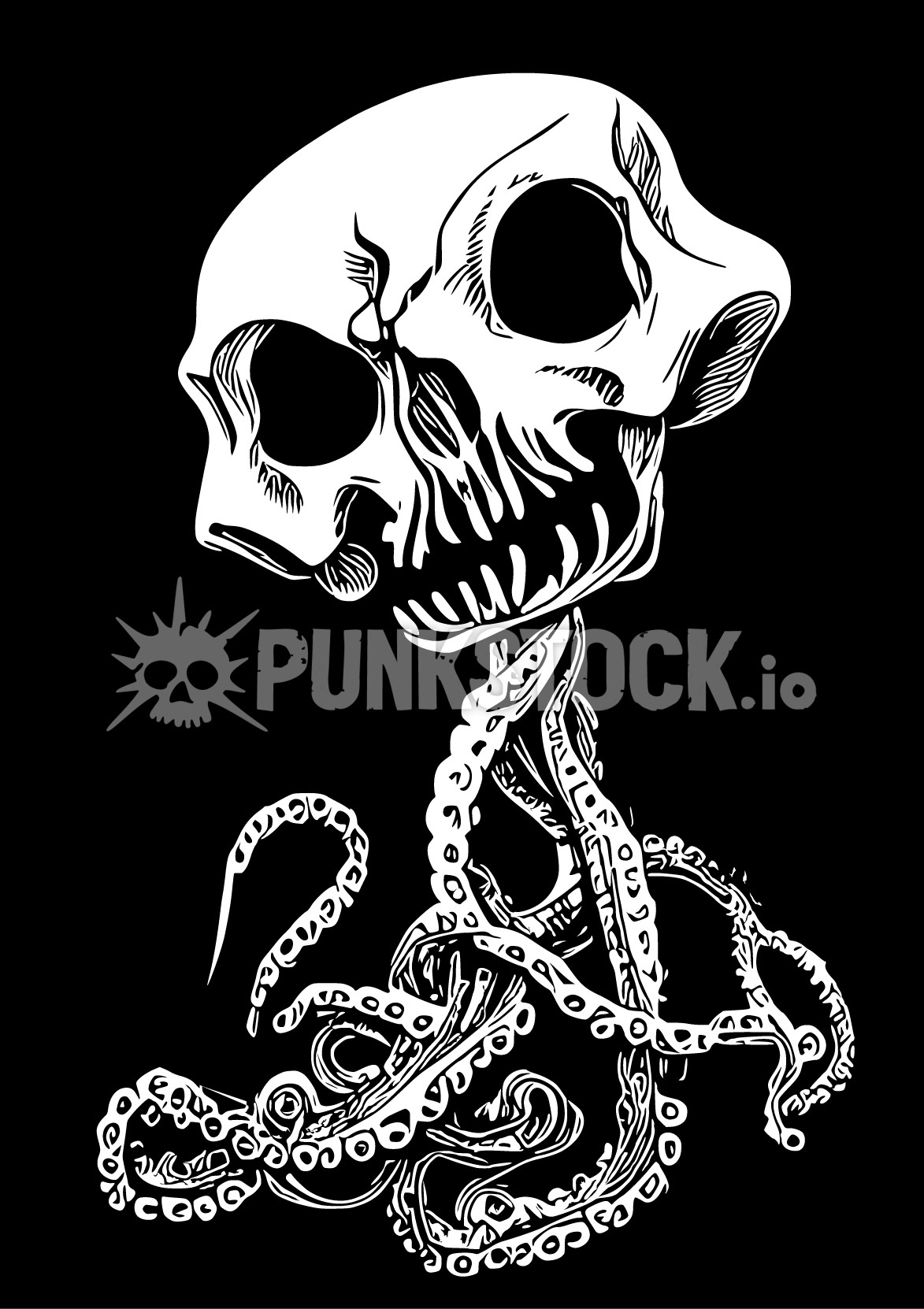 Black white black and white vector graphic
