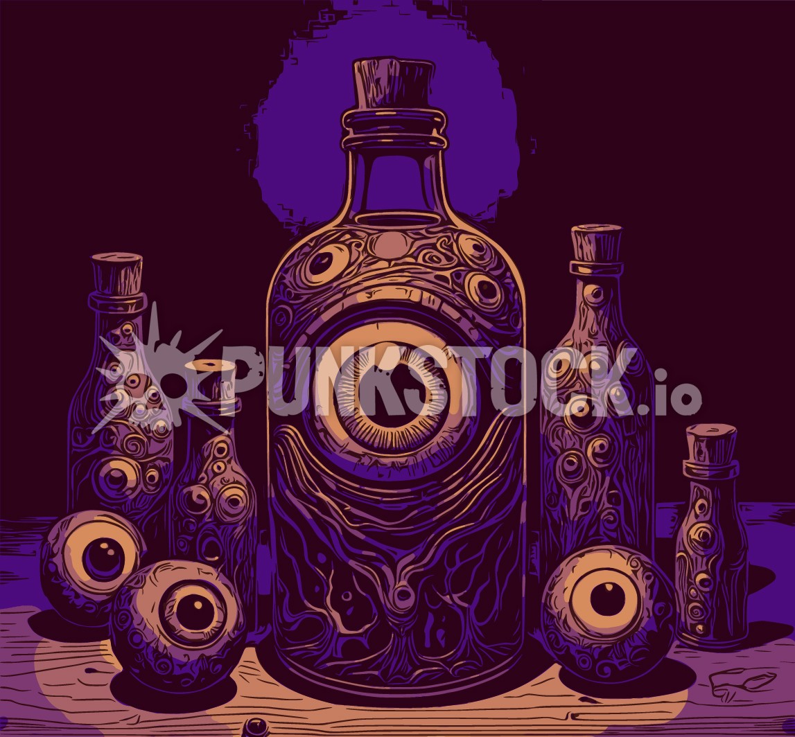 Bottle bottles potion vector graphic
