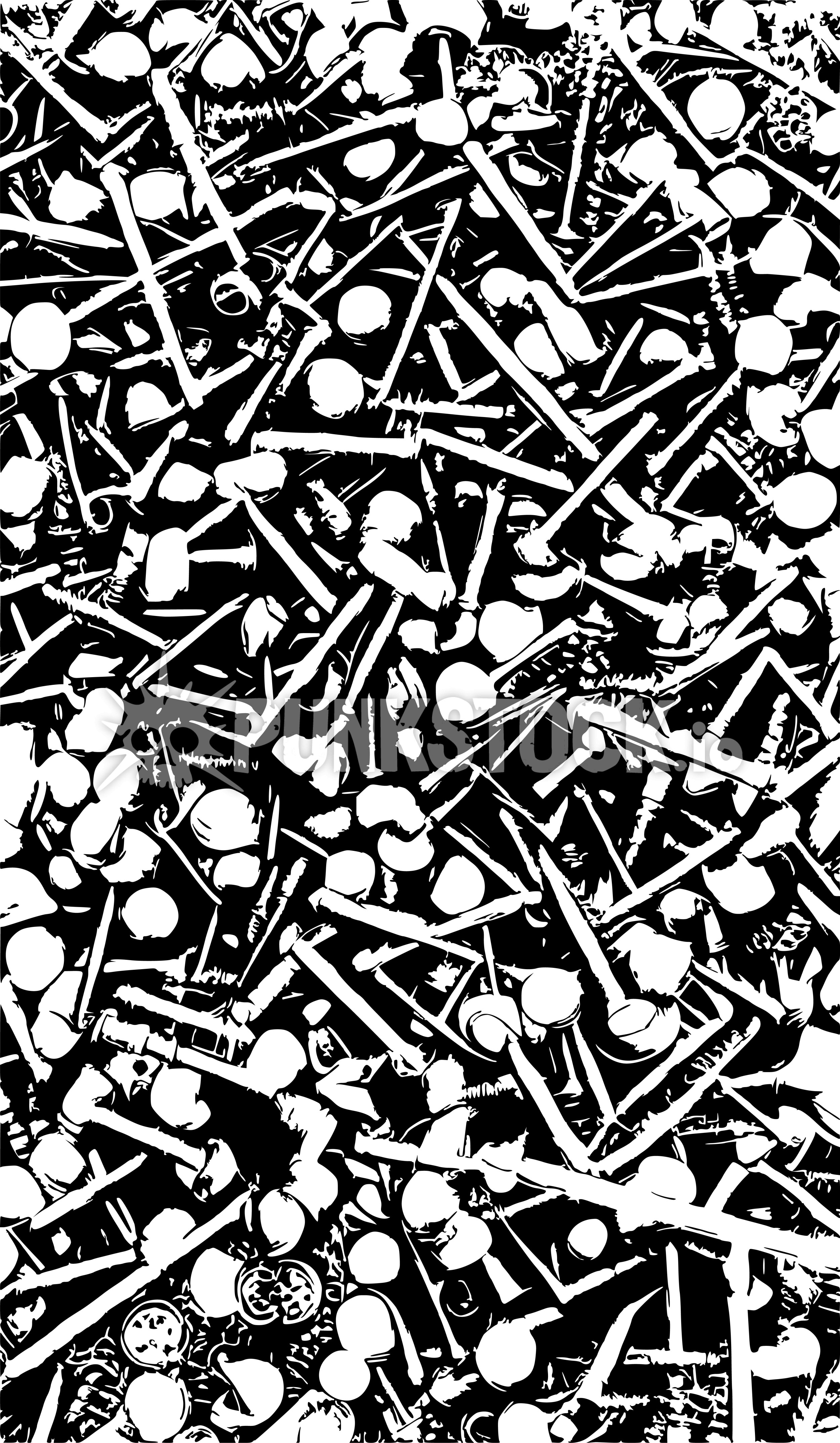 Black white pattern vector graphic