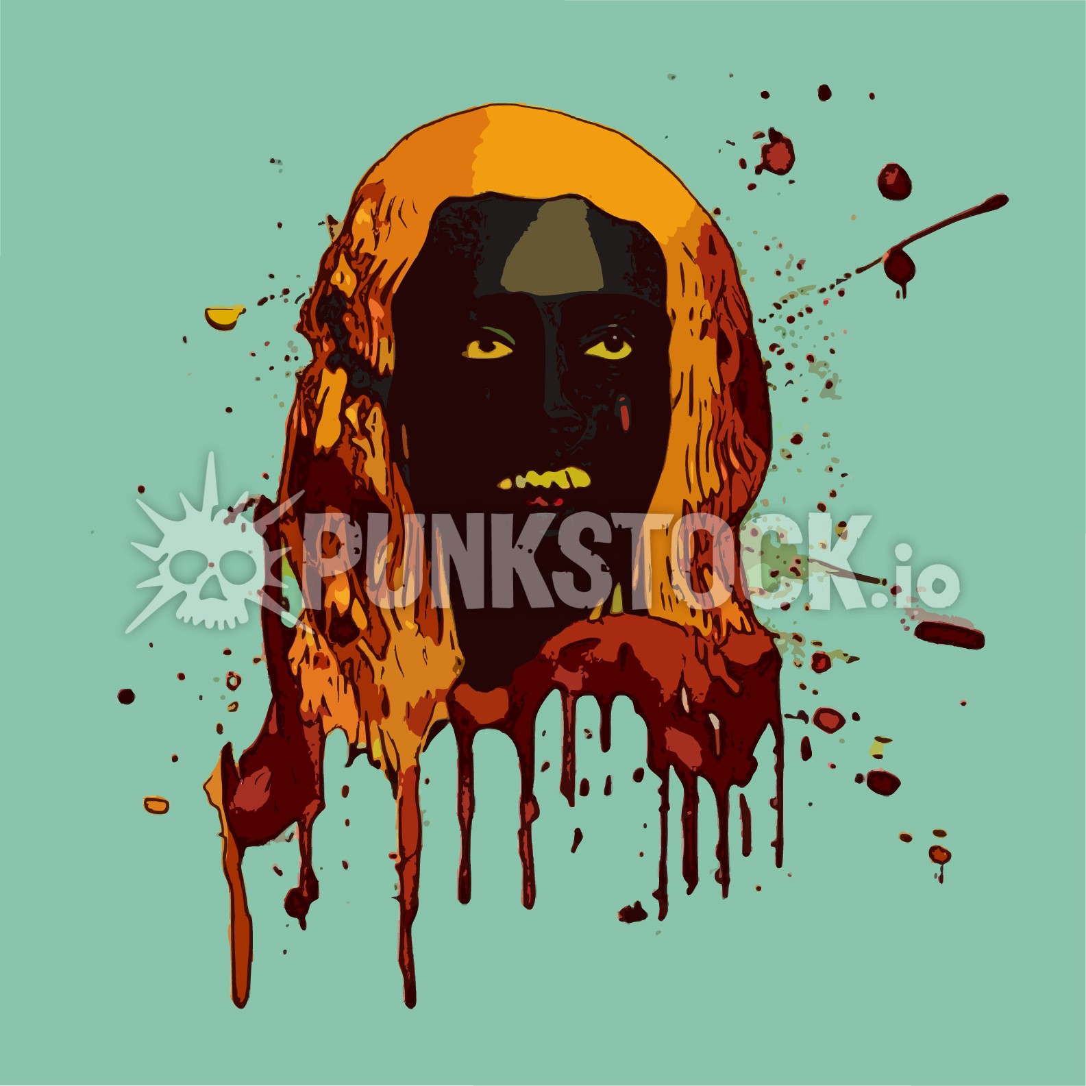 Drip modern dripping vector graphic