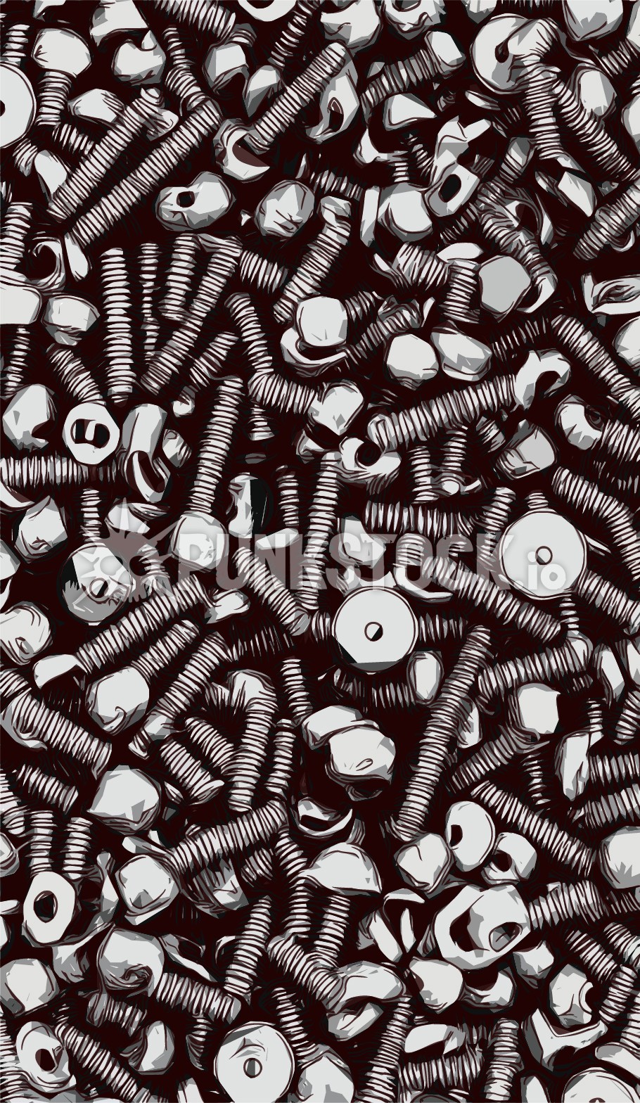 Screw screws background vector graphic