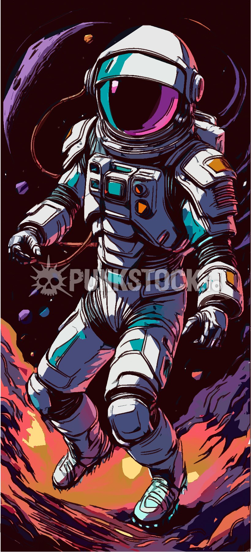 Astronaut astronaught space vector graphic