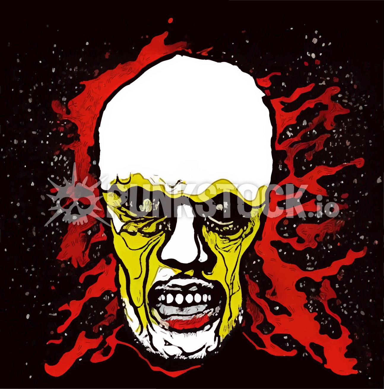 Abstract art guy vector graphic