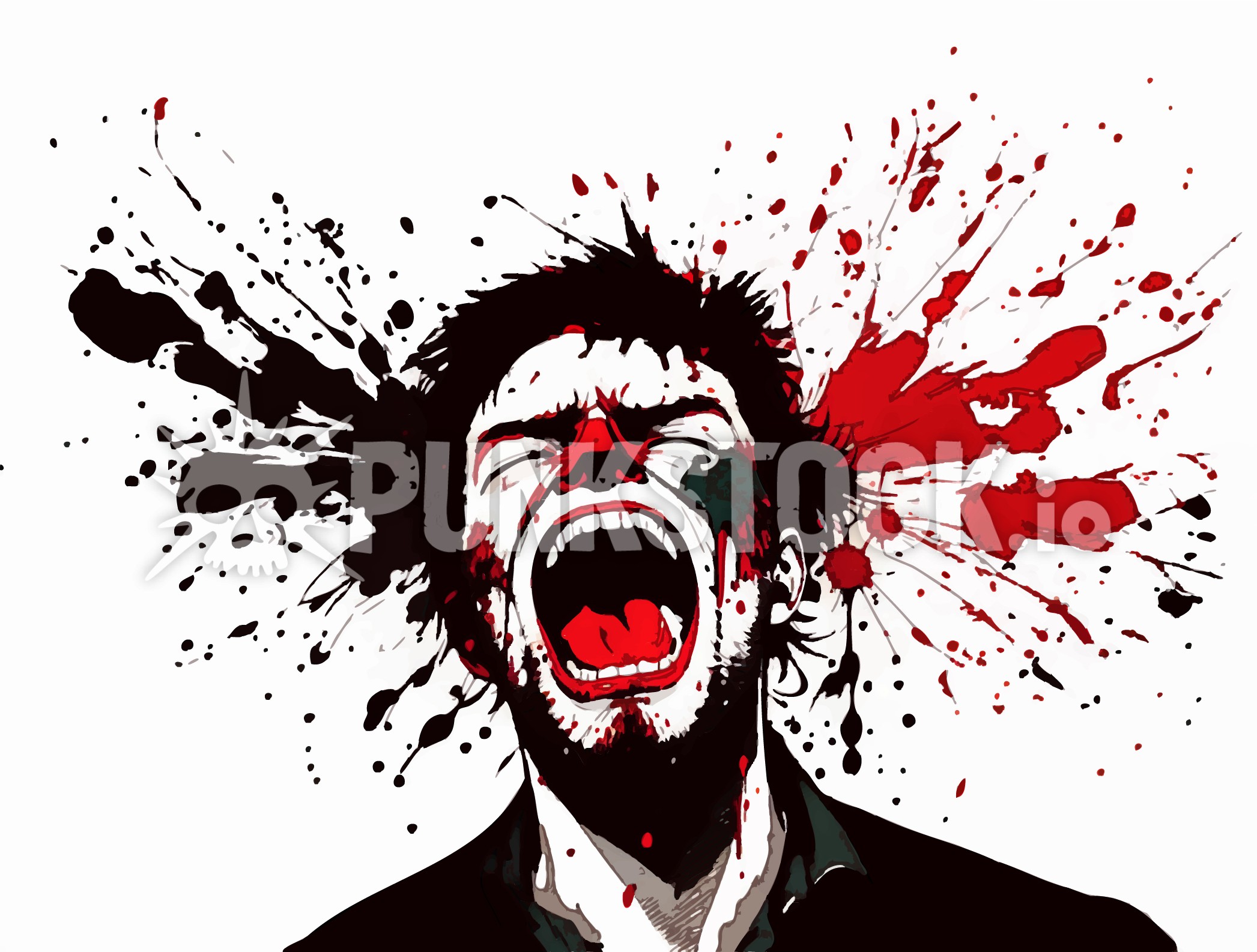 Man guy head vector graphic