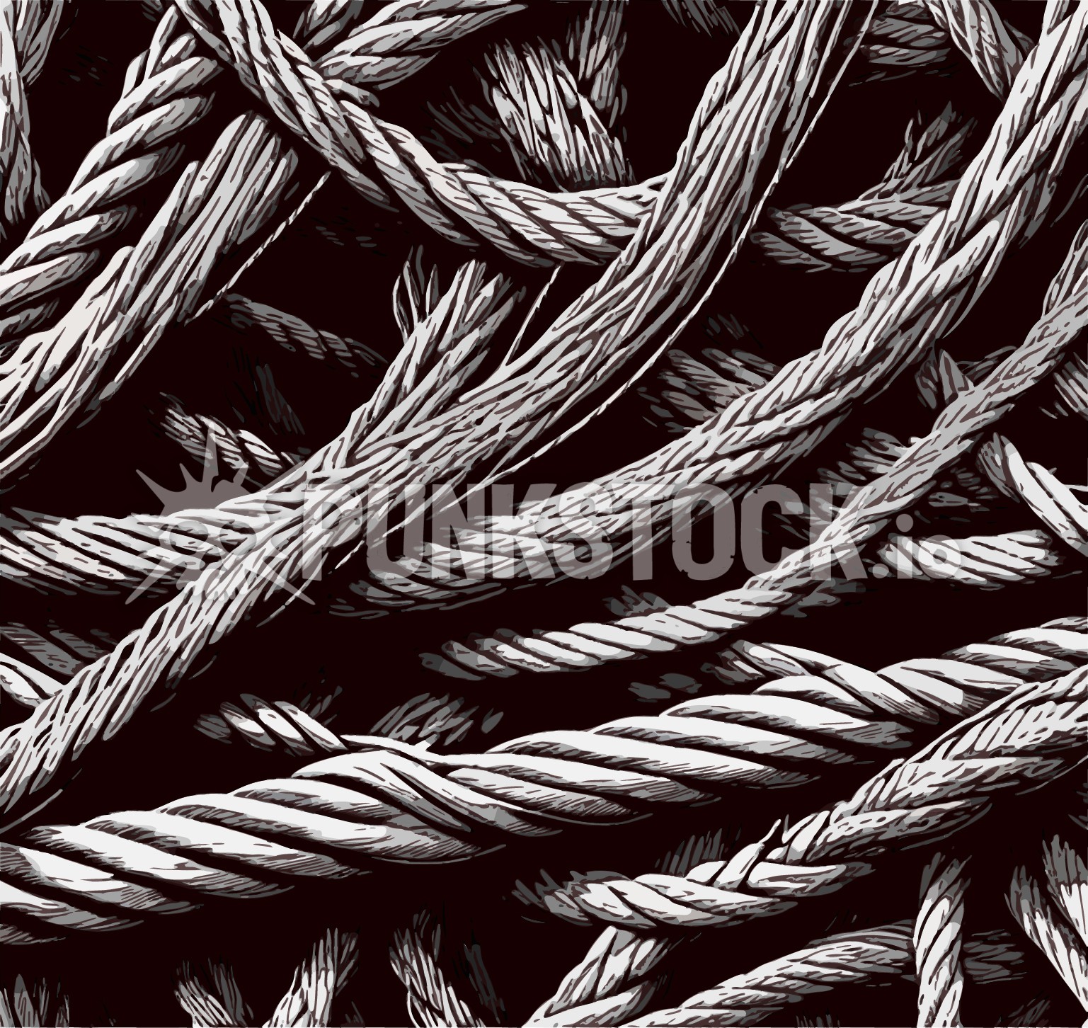 String strings line vector graphic