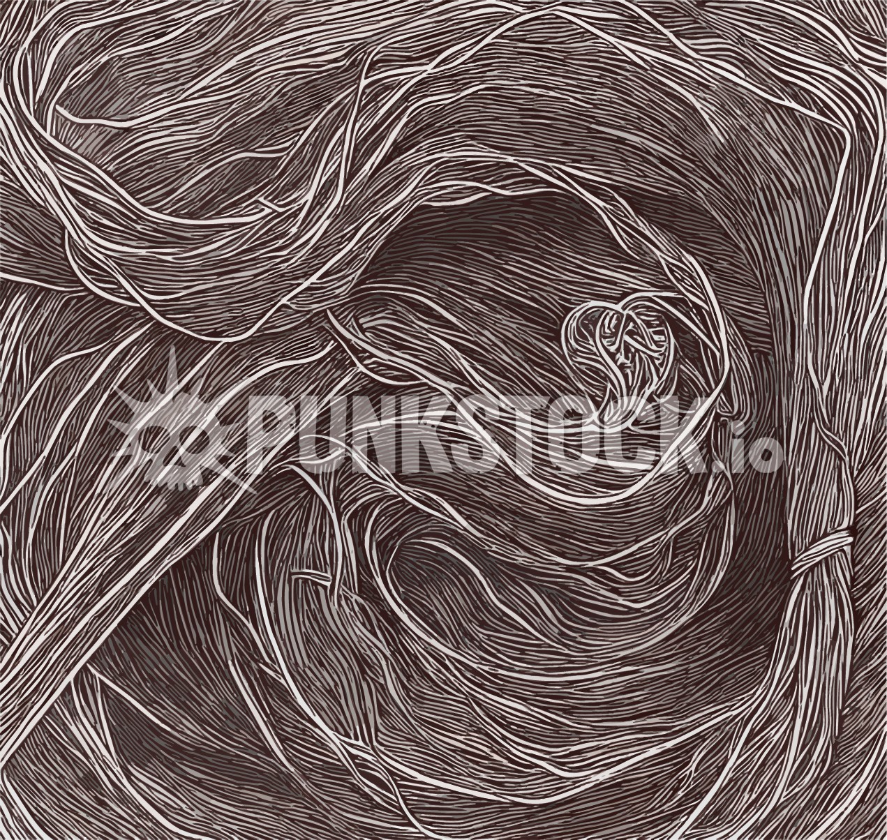 String strings line vector graphic