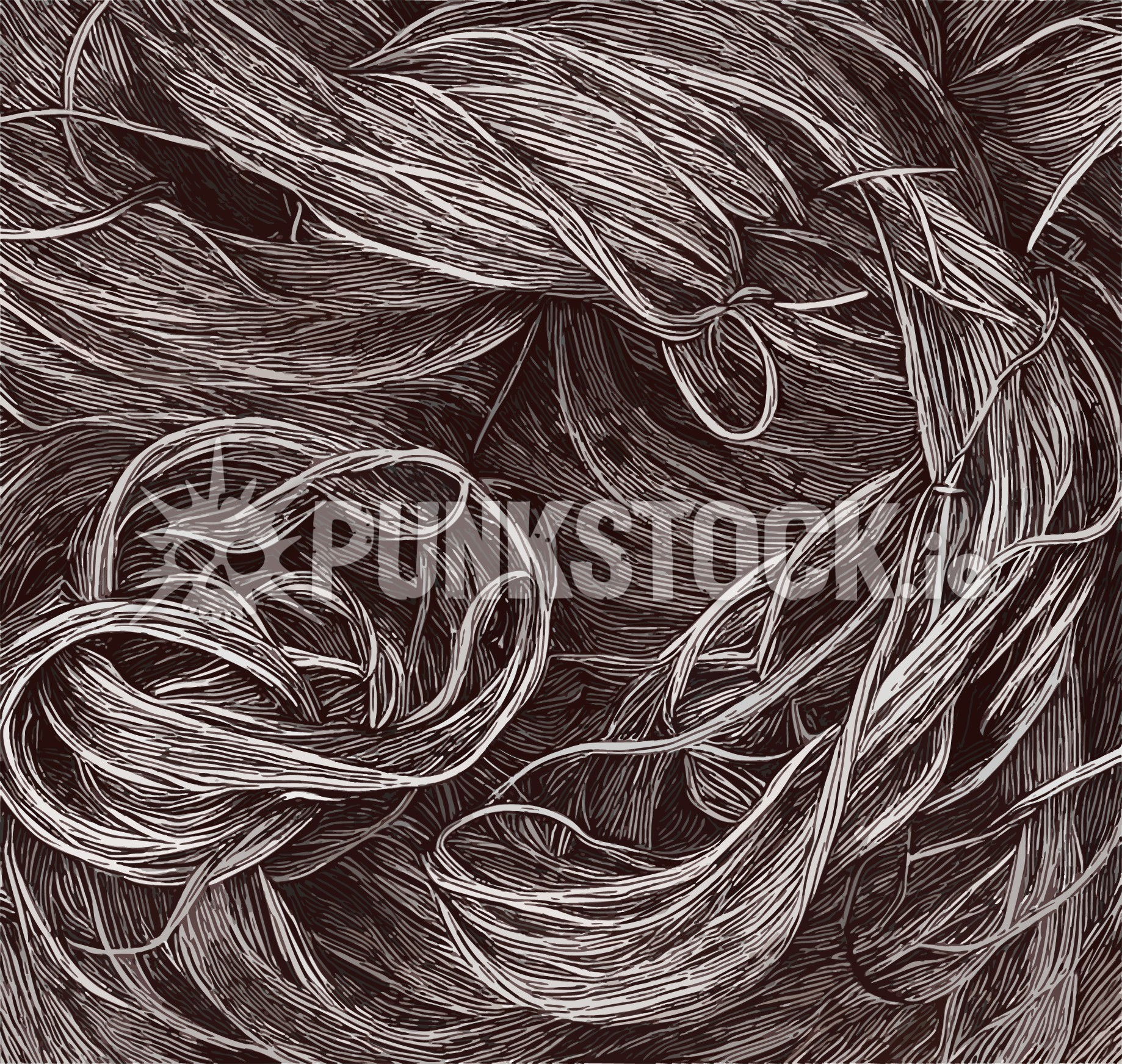 String strings line vector graphic