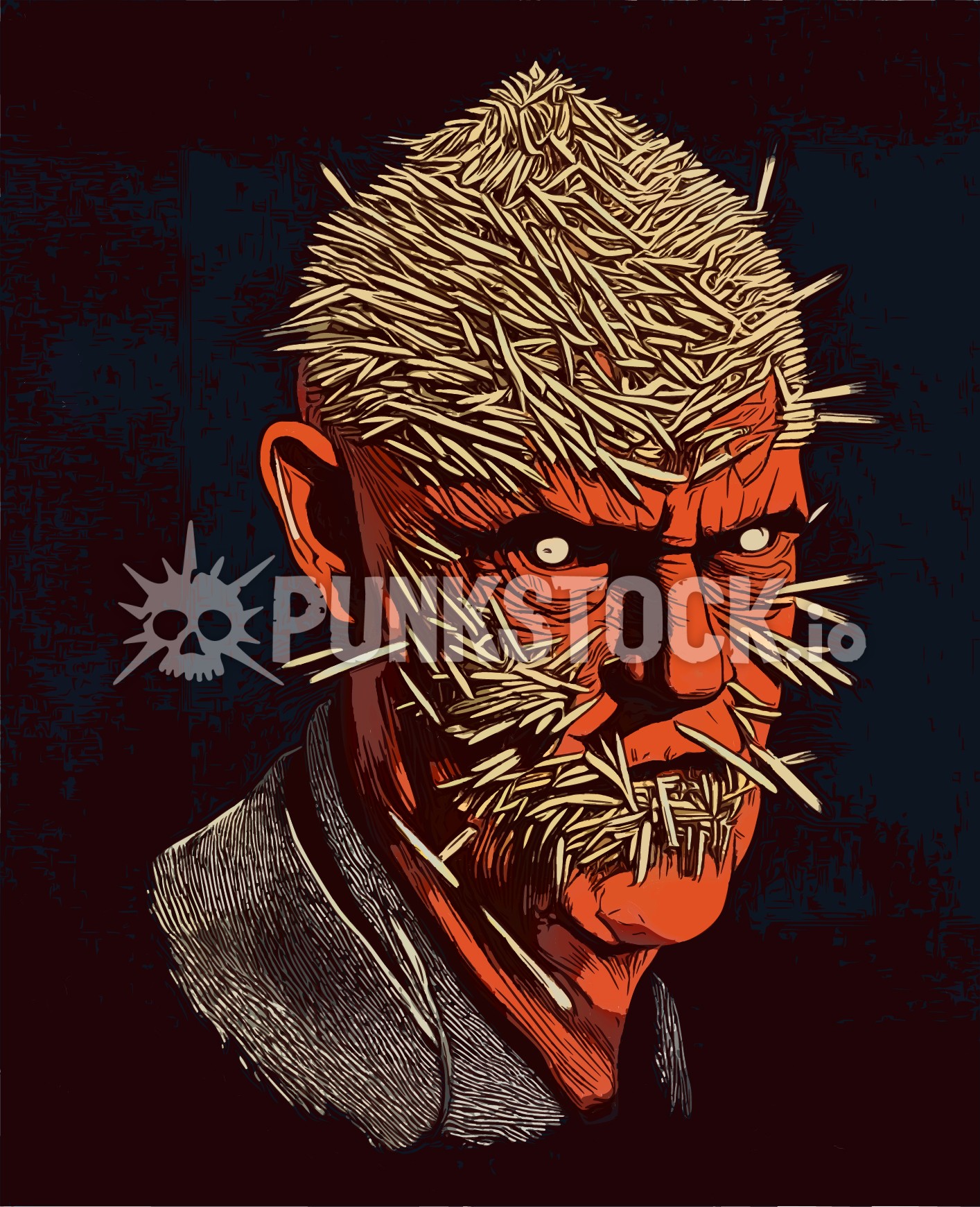 Guy man face vector graphic
