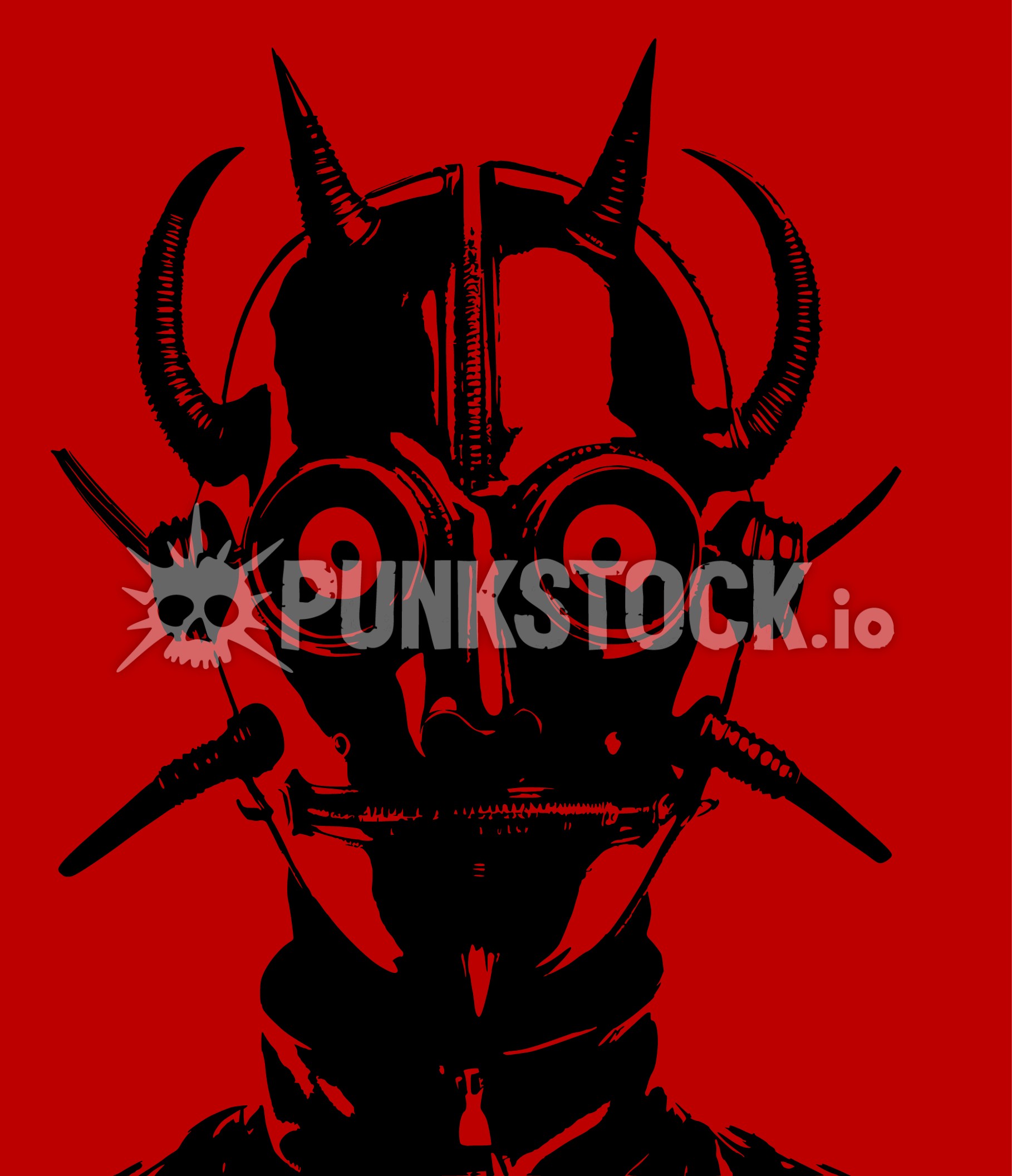 Gas mask crazies vector graphic
