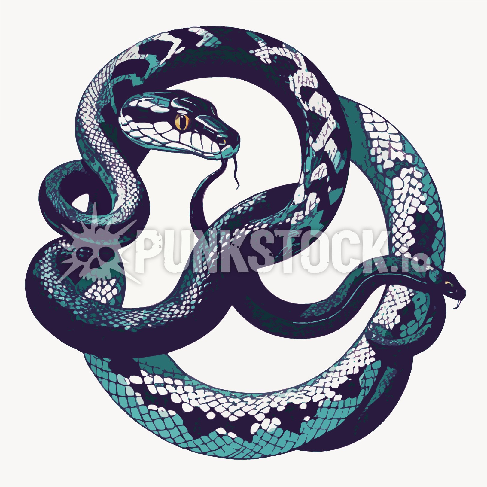 Snake snakes coil vector graphic