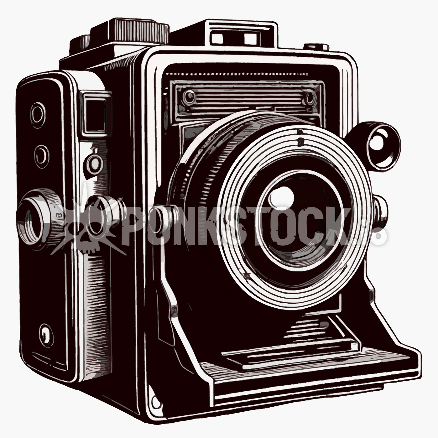 Camera yellow cameras vector graphic