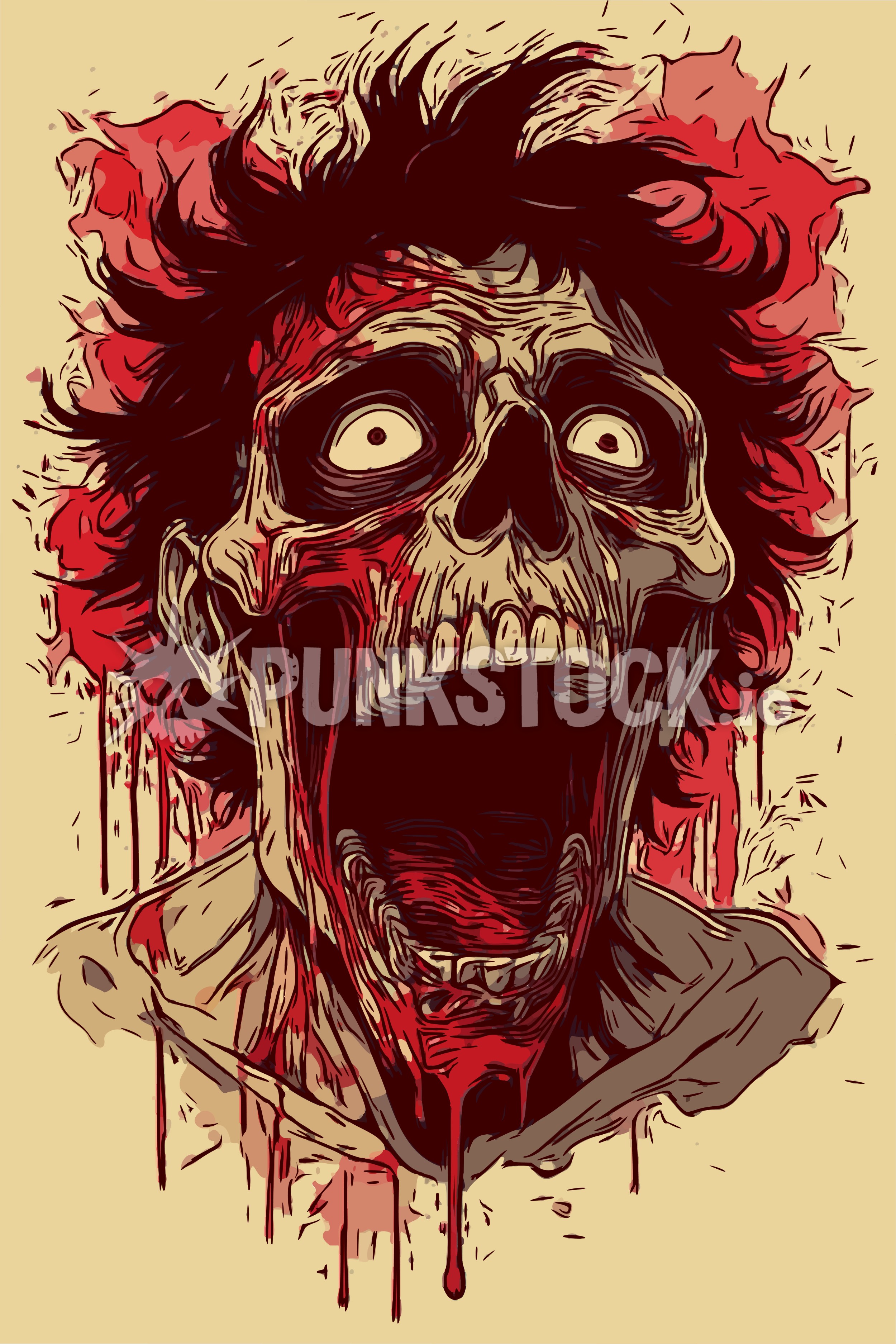 Skull skulls scream vector graphic