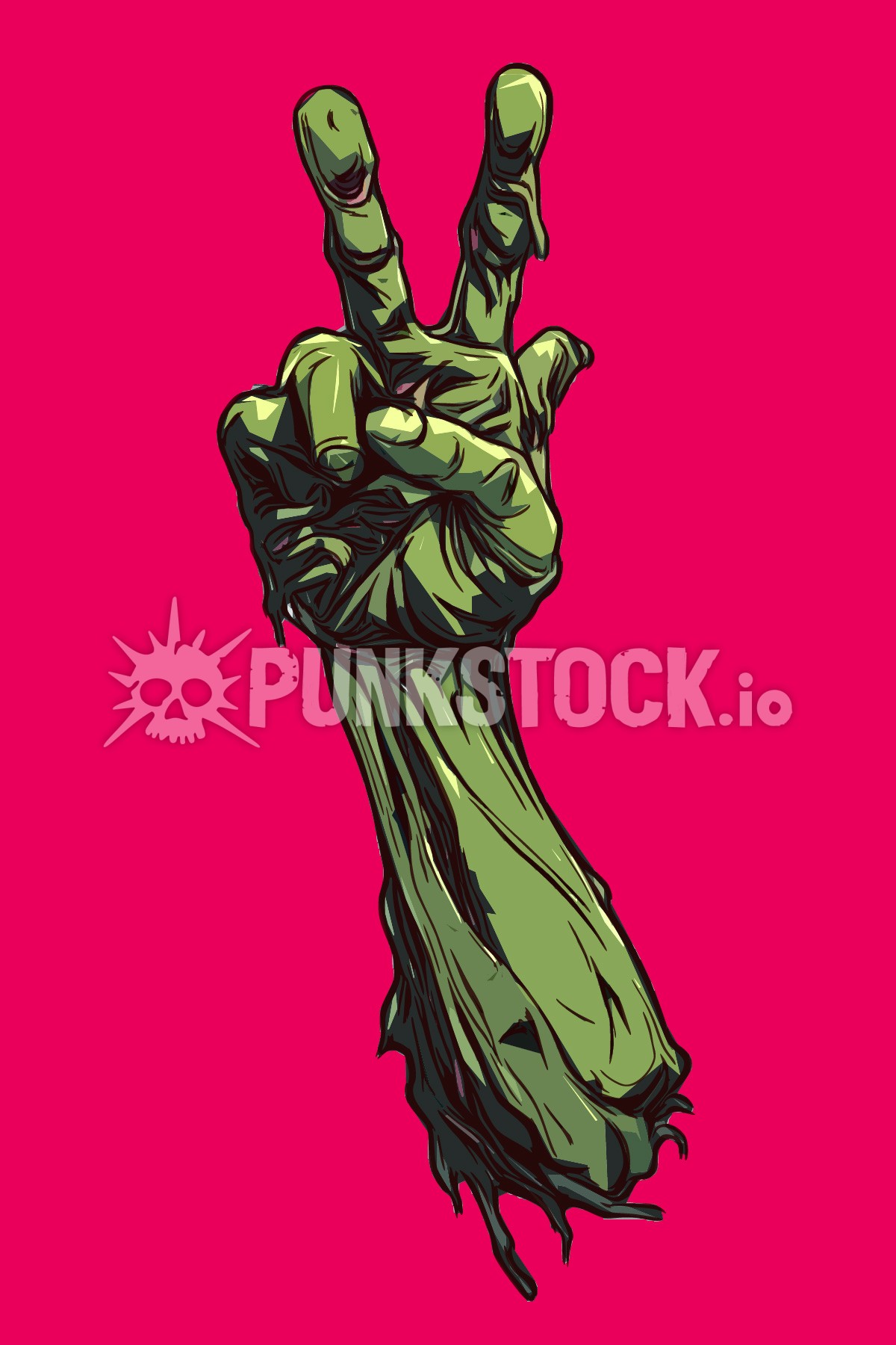 Zombie dead undead vector graphic