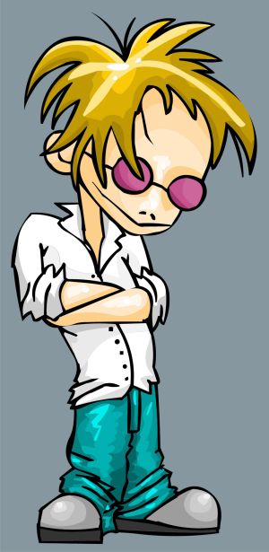 Kid vector graphic