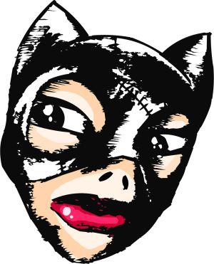 Catwoman vector graphic