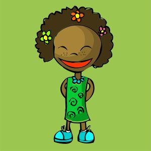 Kid vector graphic