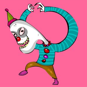 Clown vector graphic