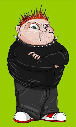 Kid vector graphic