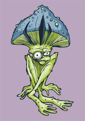 Mushroom vector graphic