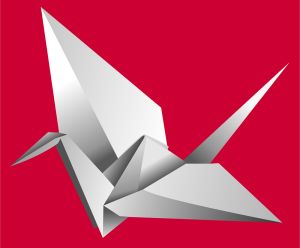 Swan vector graphic