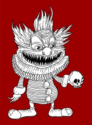 Klowm klowns vector graphic