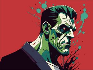 Frankenstein vector graphic