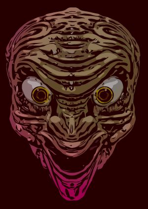 Face vector graphic