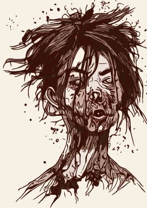 Dead vector graphic