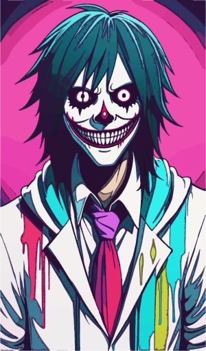 Creepypasta vector graphic