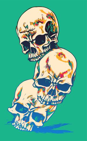 Skull vector graphic