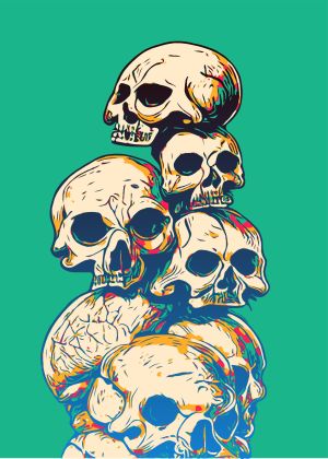 Skull vector graphic