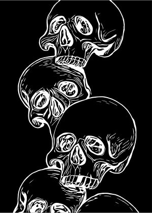 Skull vector graphic
