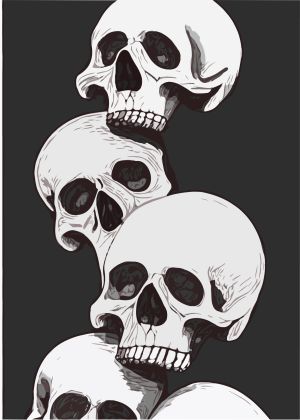 Skull vector graphic