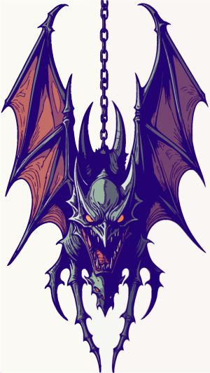 Bat vector graphic