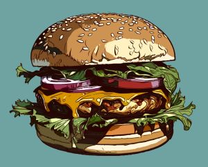 Burger vector graphic