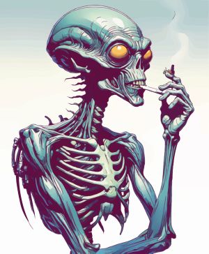 Alien vector graphic