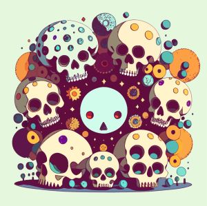 Pile vector graphic